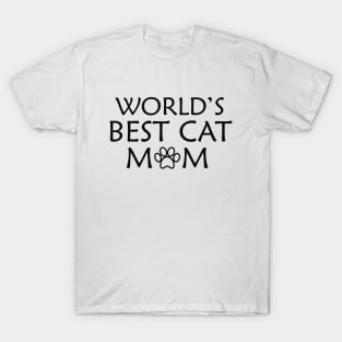 Cat Mom - World's best cat mom T-Shirt